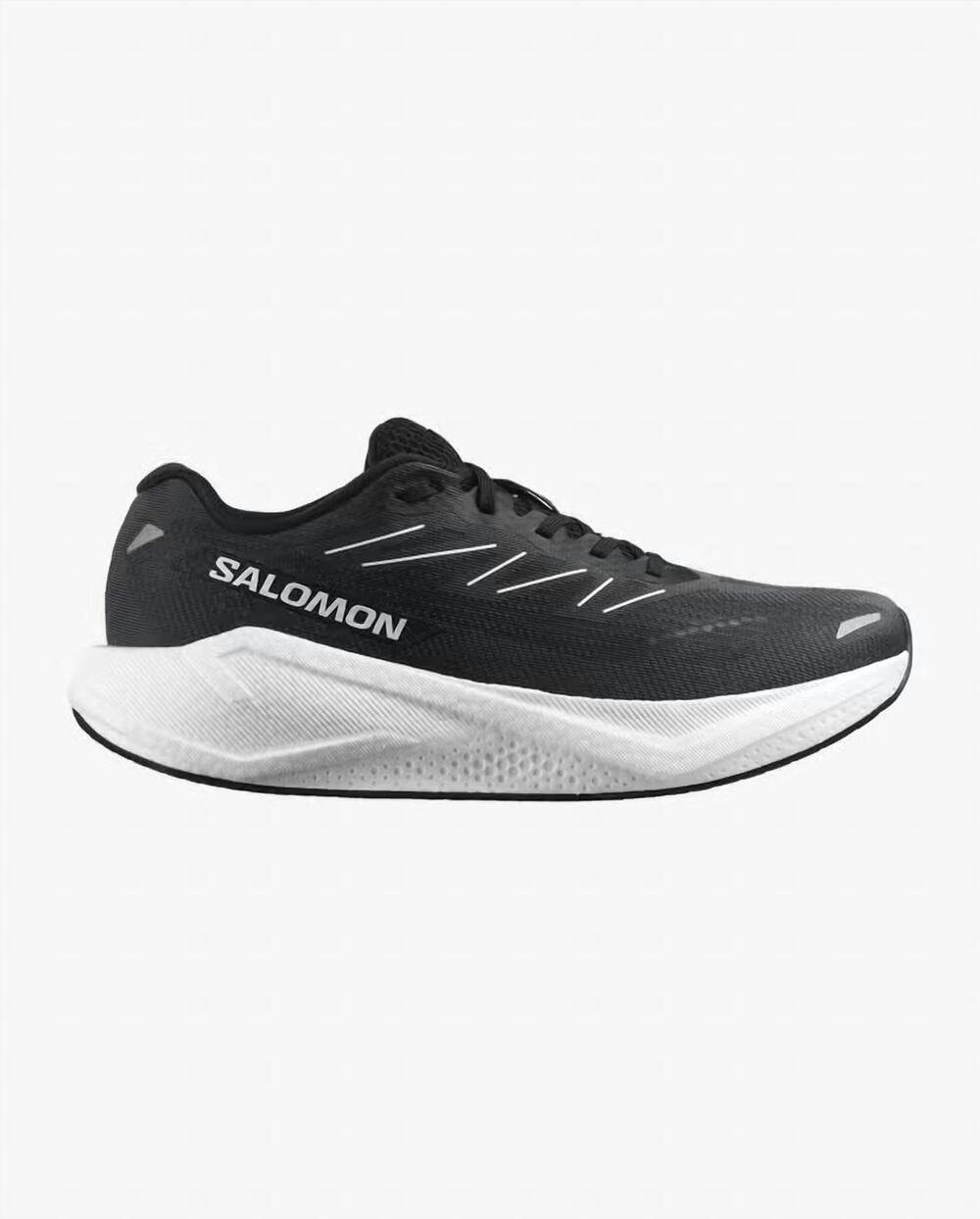 NEW SALOMON men's aero blaze 3 running shoes in phantom / white / black